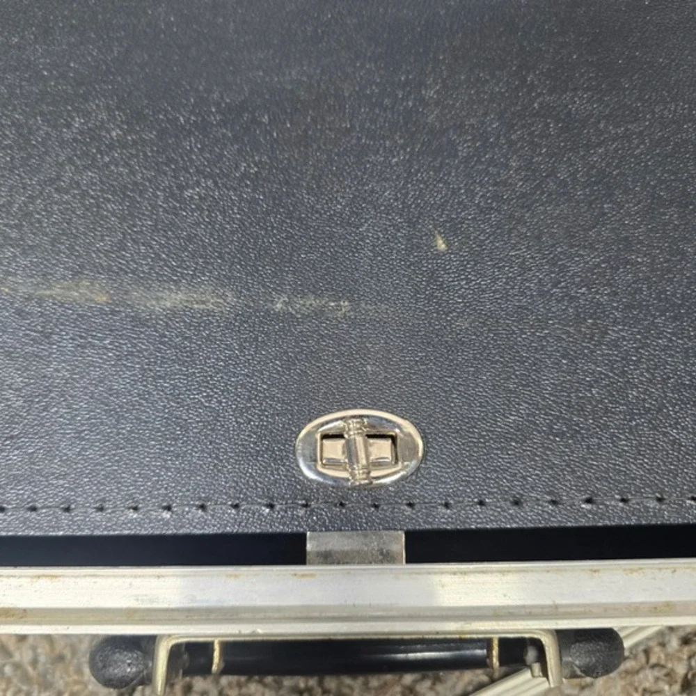 Vintage Airway Industries US Government Property Hard Shell‎ Briefcase Black